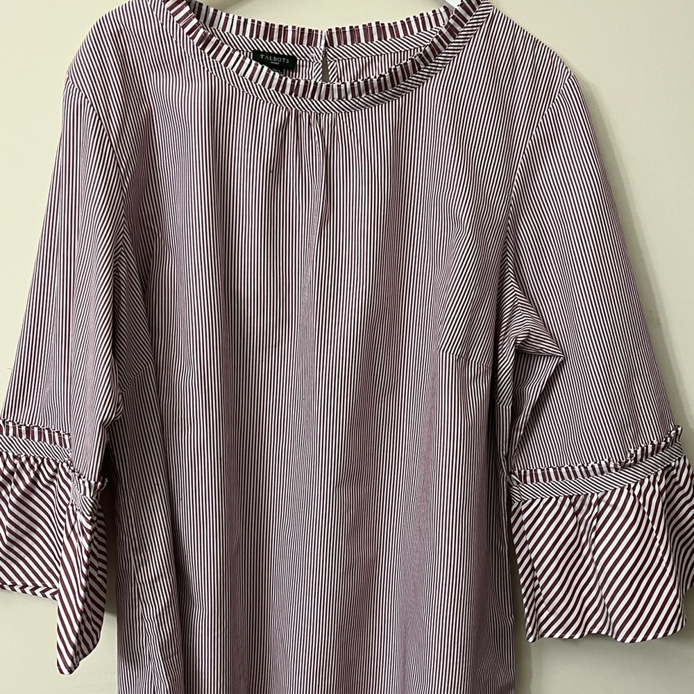 TALBOTS, GHE CHERRY AND WHITE COLOR